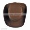 2015 FASHION STYLISH BROWN DJANGO WESTERN LEATHER TOP HAT FOR MENS