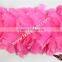 Wholesale Pink Flat Fashion Large Fluffy Feather Boa For Wedding Supplies