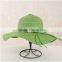 QXSH0052 New women straw hat with wide brim Summer panama beach hat with rope and bowknot With String beads