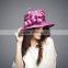 100% purple sinamay church hats