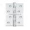 Heavy Duty Flat hinge without shaft Stainless steel hinges