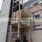 NEW building materials warehouse platform lift Guide rail hydraulic lifting platform