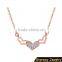 >>New design SW16486 rhinestones Valentine's gift heart necklace/#