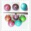 Wholesale Decorative Colored 8cm,10cm,12cm,20cm,30cm Mosaic Glass Plyfoam Ball
