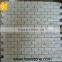White thamoss white marble mosaic tile natural split finising
