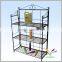 China supplier wholesale good quality durable hot sale portable free standing metal bathroom magazine rack