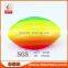 Rainbow series PU soft foam football for Rugby sports