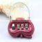 High quality Zin Alloy changeable combination lock,combination padlock,kidney shape digital lock, CH-138