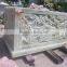 Funeral coffin, cremation urn phonix green marble stone hand carved sculpture from Vietnam