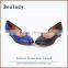 Newest cheap price fashion genuine leather ballerinas genuine cow leather women shoes