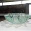 cone shaped glass fruit bowl