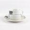 Beautiful porcelainware tea cup and saucer wholesale