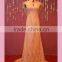 Illusion back tiered mother of the bride dress with sleeves