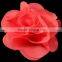 2.6inch Wholesale cheap Chiffon flower for newborn headband, baby hair Flowers flat back 20 colors YDKM02