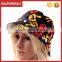A-1486 Outdoor Flower Lady Floral Bucket Hat Women Beach Bucket Cap Summer Sun Bucket Hat