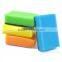 cleaning PU sponge with scouring pad eraser for kitchen 002