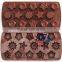 Wholeale smooth star shapes cookie cutter moldice silicone dessert tray