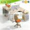 China gold supplier Simple glass office wall partition