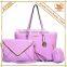 3pcs In Women fashion handle silicon lady handbag                        
                                                Quality Choice