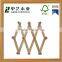 2016 most popular wall mounted decorative distressed wooden coat hooks