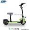 Remote control Bluetooth 2 wheel self balance electric scooter with handlebar and seat