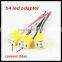 Ceramic H4 Led Bulb Holder BH-H4 Led Headlight Bulb Plug Adapter H4 Car Led Fog Light Bulb Socket Harness Cable