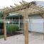 recycled backyard outside hollow composite wood decking wpc fireproof decking pergola price