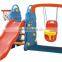 Funny Plastic Kids Swing And Slide Set