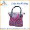 shiny stripe pu lady handbag , elegance ladies tote bag                        
                                                Quality Choice