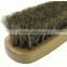 Soft horse hair shoe brush
