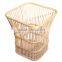 Natural laundry rattan basket
