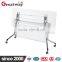 Folding steel work laptop table legs with wheels