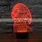 3D Optical Night Light Ghost Spirit 7 RGB Light Colors 10 LEDs AA Battery or DC 5V Mixed Lot