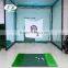 Long short grass combination swing mat for golf practise kit