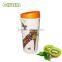 fashionable ceramic tea cup with silicone sleeve and lid