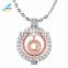 2016 Popular creative necklace replaceable DIY coin necklace