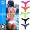 Domi Cheap High Quality Brazilian Scrunch Swimwear Bottom Zig Zag Women Bikini Bottom