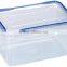 Microwavable PP rectangular plastic food storage container