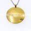 Gold Charm Energy Stainless Steel Pendant