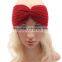 Adult Ladies Winter Knit Turban Headwrap Winter Elastic Plain Crochet Headbands For Women