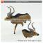 Simulation plastic animal toy cow model set for kids