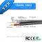 YYX Siamese cable RG59 with power conductor cu cca al foil braid PVC shield