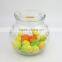 Unique Design Glass Cookie Jar with Lid