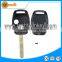 High quality 2 button blank key for remote key blank for with key fobs with chip groove for Honda fit accord city