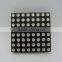 high reliability red and green color 8*8 dots LED dot matrix display sign