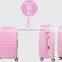 hot sale diamond zipper trolley hard case luggage bag