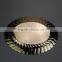 10x16"Disposable Gold Oval plate,Plastic Salad Plates
