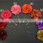 sheer yarn mens hand made flower lapel pin bouquet brooch LAP017