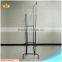 Double Heavy Duty Garment Rack With Four Wheels Powder Coating Clothes Drying Rack Supplier manufacturer