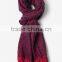 2016 trendy casual basic mens nylon extra large scarf with tassels